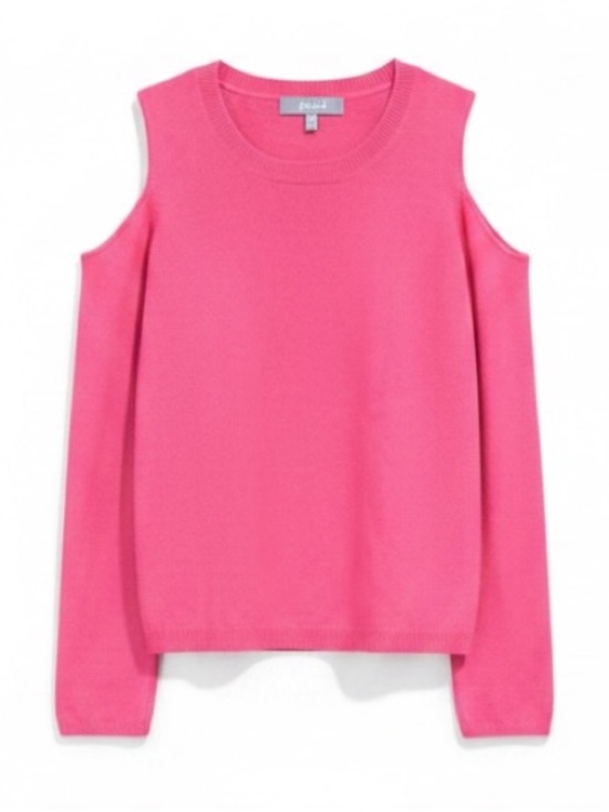 Marled Sweaters - Marled Cashmere Cold Shoulder Long Sleeve Sweater Pink Thumbholes Size XS